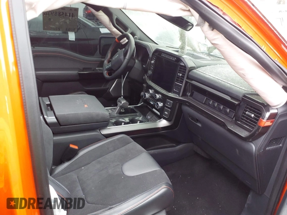 2023 Ford F-150 Raptor with VIN 1FTFW1RJ0PFC76292, listed as a IAAI auction lot 41458893 with 5,028 mi miles and . Bid and sale history available at DreamBid. Image 5.