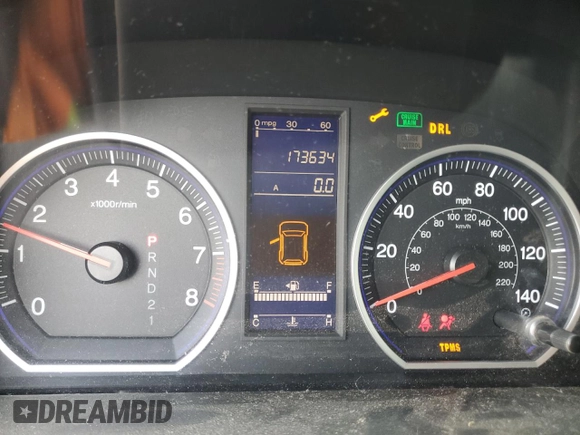 2011 Honda CR-V LX z VIN 5J6RE4H33BL083594, wystawiony jako Copart lot #50398955 z przebiegiem 173 634 mil mil oraz Szkoda całkowita • Salvage title. Historia ofert i sprzedaży dostępna na DreamBid. Obrazek 9.