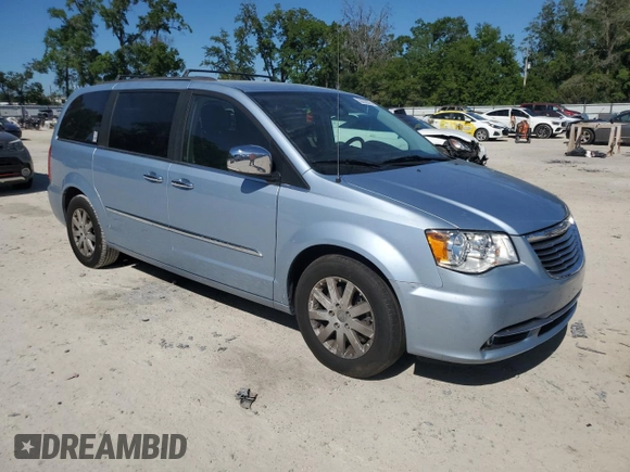 2012 Chrysler Town & Country Touring-L with VIN 2C4RC1CG8CR314129, listed as a Copart auction lot 53332975 with 103,531 mi miles and Salvage Title. Bid and sale history available at carsss.com. Image 4.
