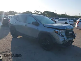 2023 GMC Terrain SLE with VIN 3GKALMEG0PL152029, listed as a IAAI auction lot 41562338 with 10,590 mi miles. Bid and sale history available at carsss.com. Image 1.
