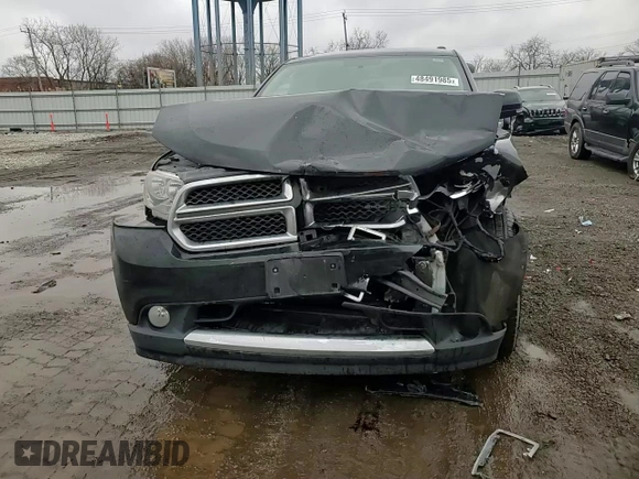 2013 Dodge Durango Crew with VIN 1C4RDHDG5DC663991, listed as a Copart auction lot 48491985 with 143,310 mi miles and Salvage Title. Bid and sale history available at carsss.com. Image 12.