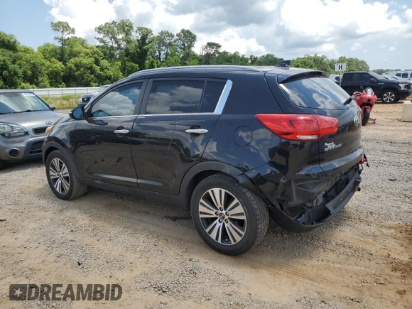 2015 Kia Sportage EX with VIN KNDPC3AC6F7712058, listed as a Copart auction lot 58255795 with 137,954 mi miles and Salvage title. Bid and sale history available at DreamBid. Image 2.
