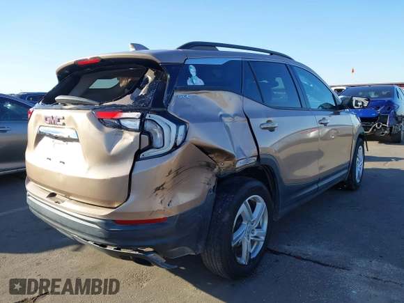 2018 GMC Terrain SLE with VIN 3GKALMEX6JL148686, listed as a IAAI auction lot 41626983 with 157,635 mi miles. Bid and sale history available at carsss.com. Image 4.