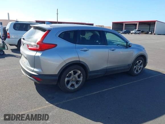 2017 Honda CR-V EX-L with VIN 7FARW1H80HE035936, listed as a IAAI auction lot 41068895 with 61,718 mi miles. Bid and sale history available at carsss.com. Image 4.