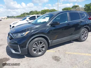 2022 Honda CR-V EX with VIN 5J6RW1H54NA001577, listed as a IAAI auction lot 41592830 with 36,907 mi miles. Bid and sale history available at carsss.com. Image 2.