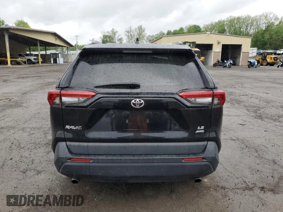 2021 Toyota RAV4 LE with VIN 2T3G1RFV4MC255952, listed as a Copart auction lot 56595465 with 64,410 mi miles and Salvage title. Bid and sale history available at DreamBid. Image 6.