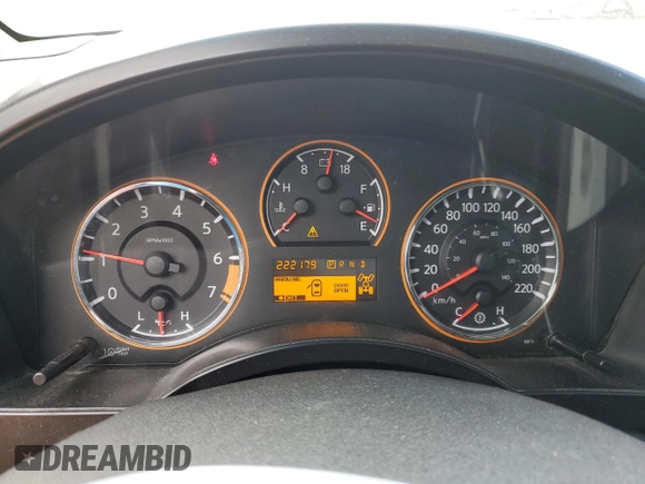 2013 Nissan Titan S with VIN 1N6AA0EC6DN314844, listed as a Copart auction lot 49824205 with 222,179 mi miles and Clean Title. Bid and sale history available at DreamBid. Image 9.