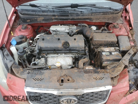 2010 Kia Rio LX with VIN KNADH4A39A6598630, listed as a Copart auction lot 51523545 with 99,896 mi miles and Non Repairable. Bid and sale history available at carsss.com. Image 13.
