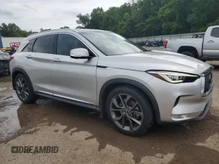 2019 Infiniti QX50 Essential with VIN 3PCAJ5M19KF119204, listed as a Copart auction lot 60283835 with 91,949 mi miles and Clean title. Bid and sale history available at DreamBid. Image 4.