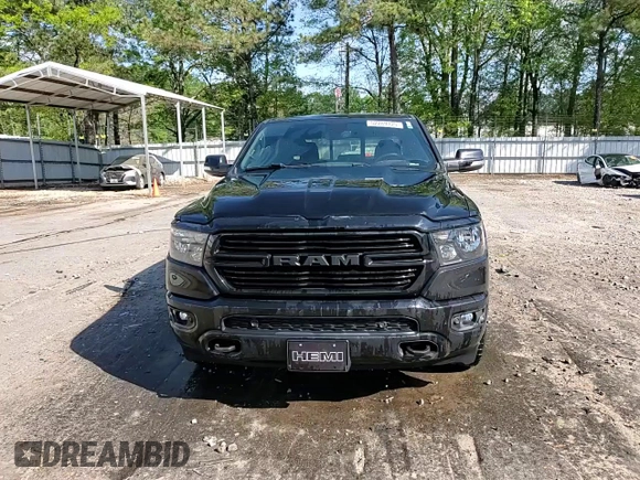 2020 Ram 1500 Big Horn with VIN 1C6SRFFT8LN117665, listed as a Copart auction lot 52289725 with 110,684 mi miles and Salvage title. Bid and sale history available at DreamBid. Image 13.