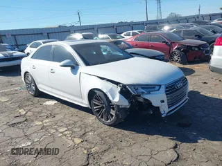2018 Audi A4 Premium Plus with VIN WAULMAF42JA067113, listed as a IAAI auction lot 41411398 with 49,603 mi miles. Bid and sale history available at carsss.com. Image 1.