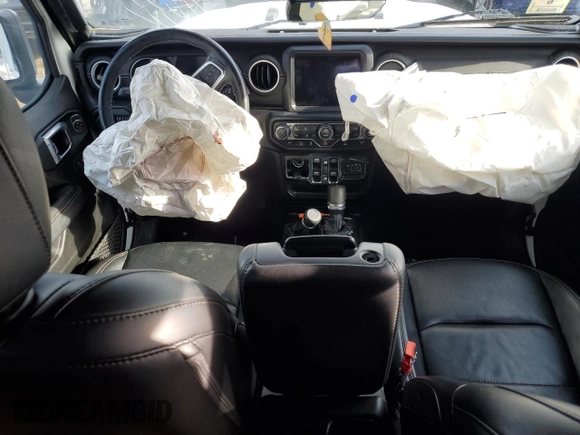 2022 Jeep Wrangler Unlimited Sahara z VIN 1C4HJXEN4NW254182, wystawiony jako Copart lot #45966425 z przebiegiem Nie podano mil oraz Szkoda całkowita • Salvage title. Historia ofert i sprzedaży dostępna na DreamBid. Obrazek 8.