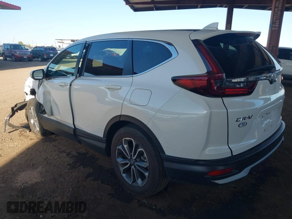 2022 Honda CR-V EX with VIN 5J6RW2H58NA014127, listed as a IAAI auction lot 42128343 with 18,622 mi miles and . Bid and sale history available at DreamBid. Image 3.