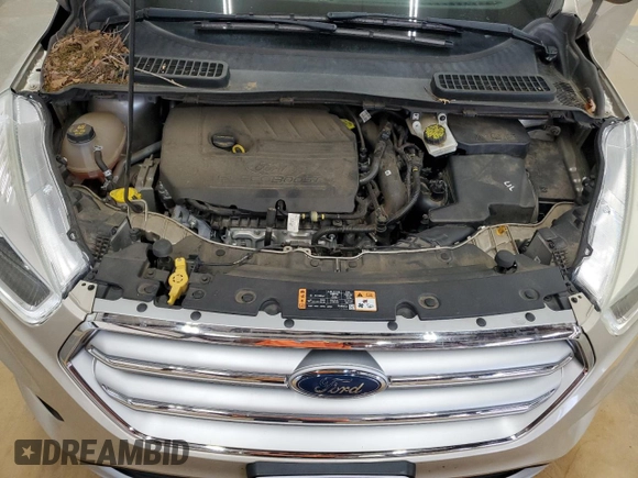 2017 Ford Escape SE with VIN 1FMCU9GD2HUD30317, listed as a Copart auction lot 50541085 with 80,421 mi miles and Salvage Title. Bid and sale history available at DreamBid. Image 12.