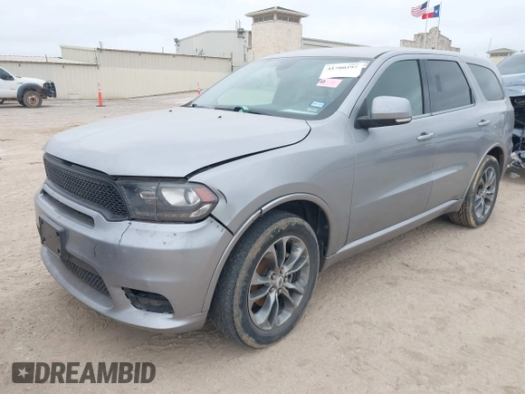 2019 Dodge Durango GT Plus with VIN 1C4RDJDG2KC651527, listed as a IAAI auction lot 41700297 with 202,945 mi miles and . Bid and sale history available at DreamBid. Image 17.