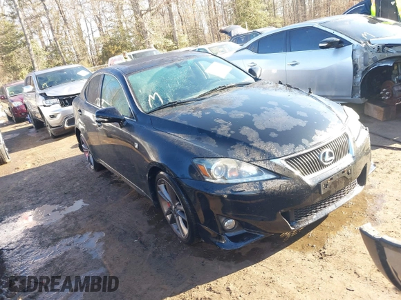 2011 Lexus IS with VIN JTHBE5C22B5026379, listed as a IAAI auction lot 41417759 with 143,063 mi miles. Bid and sale history available at carsss.com. Image 1.