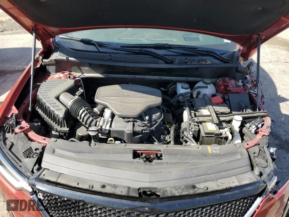 2024 Cadillac XT6 AWD Sport with VIN 1GYKPHRS4RZ715079, listed as a Copart auction lot 55297235 with 18,283 mi miles and Salvage title. Bid and sale history available at DreamBid. Image 12.