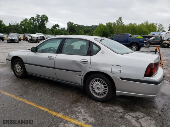 2002 Chevrolet Impala with VIN 2G1WF55K729114823, listed as a Copart auction lot 56903504 with 160,413 mi miles and Salvage Title. Bid and sale history available at carsss.com. Image 2.