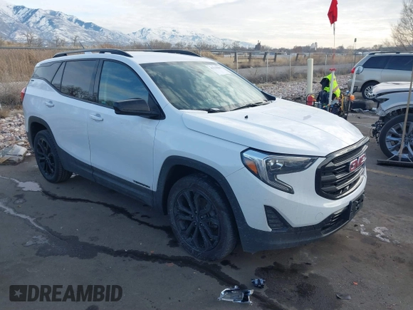 2021 GMC Terrain SLE with VIN 3GKALTEV2ML395538, listed as a IAAI auction lot 41279900 with 37,590 mi miles and . Bid and sale history available at carsss.com. Image 1.