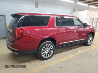 2022 GMC Yukon XL Denali with VIN 1GKS2JKL9NR240042, listed as a Copart auction lot 86247994 with 27,538 mi miles and Salvage Title. Bid and sale history available at carsss.com. Image 3.
