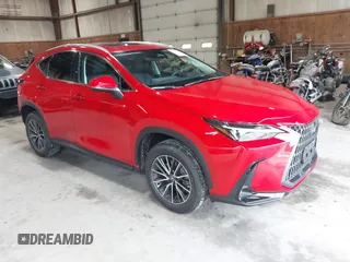 2025 Lexus NX 350 Premium z VIN 2T2GGCEZ5SC086994, wystawiony jako IAAI lot #42482143 z przebiegiem 169 mil mil oraz . Historia ofert i sprzedaży dostępna na DreamBid. Obrazek 1.