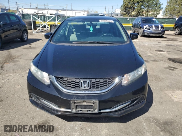 2015 Honda Civic LX with VIN 19XFB2F52FE291037, listed as a Copart auction lot 52035985 with 68,077 mi miles and Clean Title. Bid and sale history available at carsss.com. Image 5.
