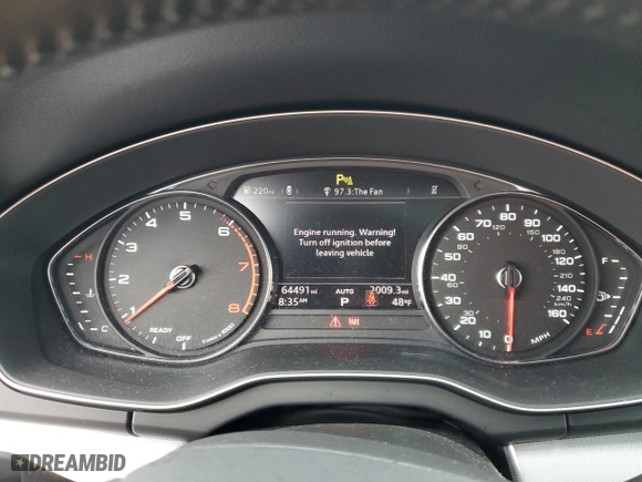 2020 Audi Q5 Premium with VIN WA1ANAFY1L2098550, listed as a Copart auction lot 46002835 with 64,491 mi miles and Salvage Title. Bid and sale history available at carsss.com. Image 9.