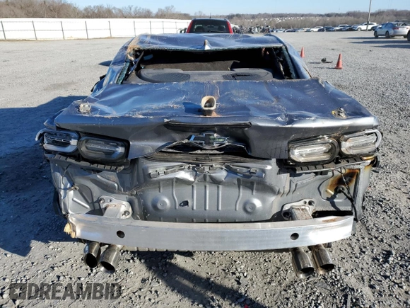 2022 Chevrolet Camaro LT1 with VIN 1G1FF1R74N0103548, listed as a Copart auction lot 87578615 with 0 mi miles and Salvage Title. Bid and sale history available at carsss.com. Image 6.