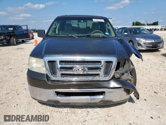 2007 Ford F-150 XLT with VIN 1FTRW12W37KB03263, listed as a Copart auction lot 61087375 with 167,585 mi miles and Salvage title. Bid and sale history available at DreamBid. Image 5.