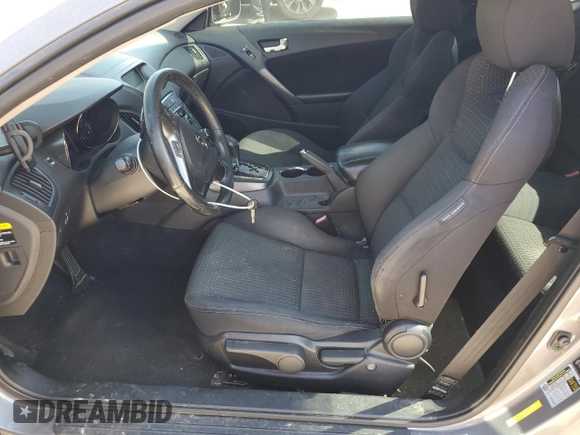 2012 Hyundai Genesis Coupe 2.0T with VIN KMHHT6KD7CU068804, listed as a Copart auction lot 50274345 with 194,299 mi miles and Salvage title. Bid and sale history available at DreamBid. Image 7.