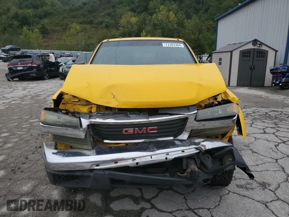 2006 GMC Canyon SLE1 with VIN 1GTDT196668287179, listed as a Copart auction lot 73303364 with 168,536 mi miles and Salvage Title. Bid and sale history available at carsss.com. Image 5.