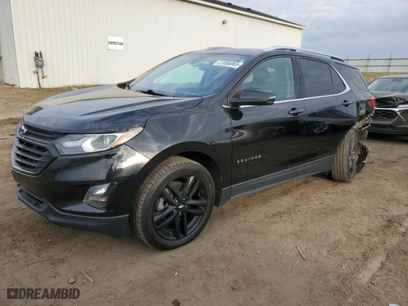 2020 Chevrolet Equinox LT with VIN 3GNAXVEX8LL169295, listed as a Copart auction lot 51056065 with 131,300 mi miles and Salvage Title. Bid and sale history available at carsss.com. Image 1.
