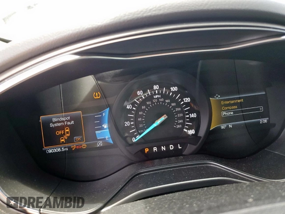 2020 Ford Fusion SE with VIN 3FA6P0HD0LR147541, listed as a Copart auction lot 59959575 with 90,308 mi miles and Salvage title. Bid and sale history available at DreamBid. Image 9.