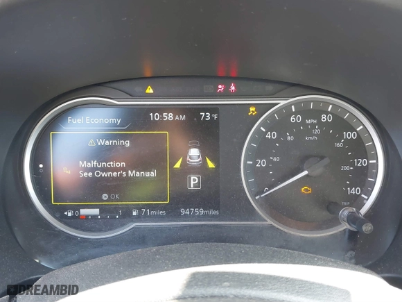 2019 Nissan Kicks S with VIN 3N1CP5CU6KL509670, listed as a IAAI auction lot 41787105 with 94,759 mi miles. Bid and sale history available at carsss.com. Image 7.