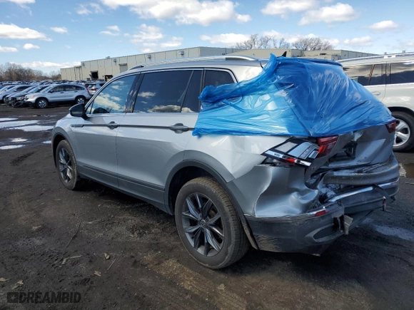 2022 Volkswagen Tiguan SE with VIN 3VV2B7AX5NM145127, listed as a Copart auction lot 50167775 with 25,432 mi miles and Salvage Title. Bid and sale history available at carsss.com. Image 2.