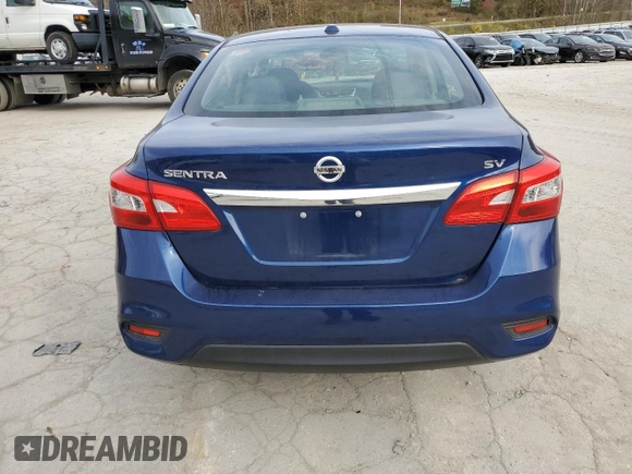 2019 Nissan Sentra SV with VIN 3N1AB7APXKY309389, listed as a Copart auction lot 78387194 with 55,669 mi miles and Salvage Title. Bid and sale history available at carsss.com. Image 6.