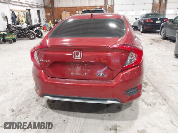 2019 Honda Civic Sedan EX with VIN 19XFC1F39KE205528, listed as a IAAI auction lot 41639764 with 64,620 mi miles. Bid and sale history available at carsss.com. Image 16.