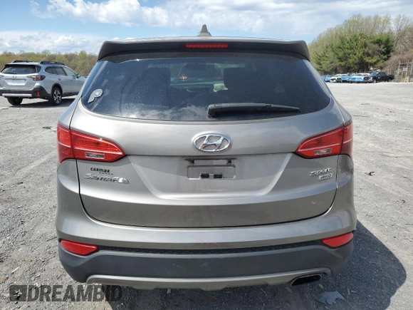 2016 Hyundai Santa Fe z VIN 5XYZTDLB5GG323838, wystawiony jako Copart lot #53261345 z przebiegiem 85 952 mil mil oraz Szkoda całkowita • Salvage title. Historia ofert i sprzedaży dostępna na DreamBid. Obrazek 6.