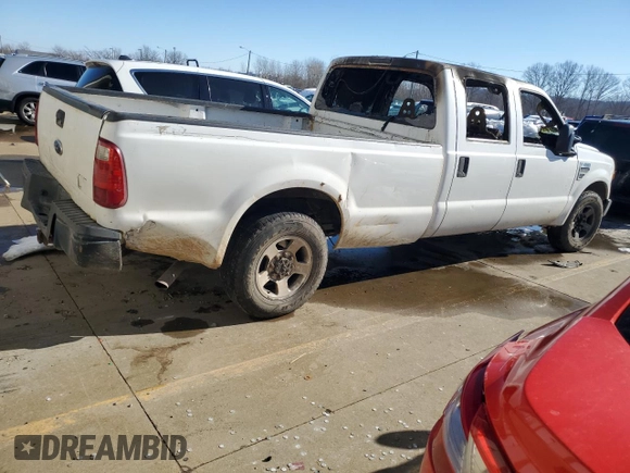 2008 Ford F-250 XL with VIN 1FTSW20588EE14690, listed as a Copart auction lot 41655395 with Not provided miles and Salvage title. Bid and sale history available at DreamBid. Image 3.