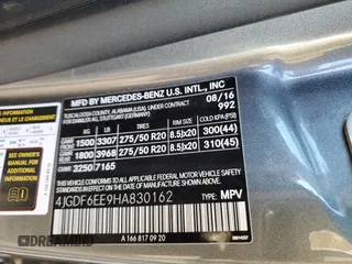 2017 Mercedes-Benz GLS 450 with VIN 4JGDF6EE9HA830162, listed as a Copart auction lot 42804905 with 118,842 mi miles and Non Repairable. Bid and sale history available at DreamBid. Image 13.