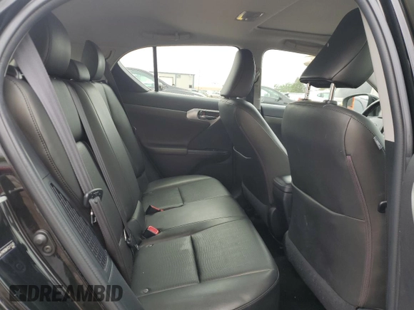 2012 Lexus CT 200h with VIN JTHKD5BH7C2117143, listed as a Copart auction lot 59111325 with 93,247 mi miles and Salvage title. Bid and sale history available at DreamBid. Image 10.