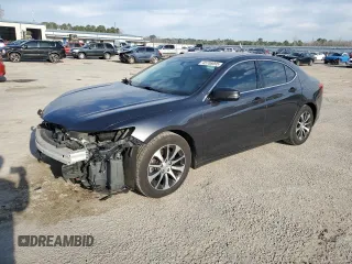 2016 Acura TLX with VIN 19UUB1F39GA006985, listed as a Copart auction lot 45708095 with 144,251 mi miles and Salvage Title. Bid and sale history available at carsss.com. Image 1.