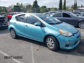 2012 Toyota Prius One with VIN JTDKDTB37C1018497, listed as a IAAI auction lot 42073988 with 167,648 mi miles. Bid and sale history available at carsss.com. Image 13.