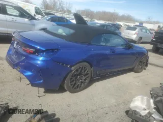 2024 BMW M8 Competition with VIN WBSDZ0C04RCR21242, listed as a Copart auction lot 49249175 with 5,071 mi miles and Salvage Title. Bid and sale history available at carsss.com. Image 3.