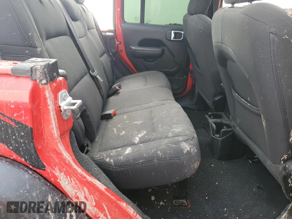 2023 Jeep Wrangler Willys with VIN 1C4HJXDN9PW509722, listed as a Copart auction lot 53980855 with 29,935 mi miles and Salvage title. Bid and sale history available at DreamBid. Image 10.