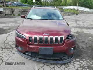 2019 Jeep Cherokee Latitude Plus z VIN 1C4PJMLNXKD192548, wystawiony jako Copart lot #55999925 z przebiegiem 28 762 mil mil oraz Szkoda całkowita • Salvage title. Historia ofert i sprzedaży dostępna na DreamBid. Obrazek 5.