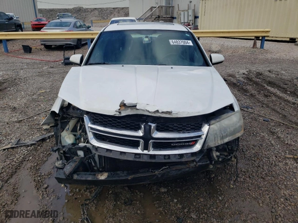 2013 Dodge Avenger SXT with VIN 1C3CDZCG1DN768114, listed as a Copart auction lot 64837004 with 191,218 mi miles and Salvage Title. Bid and sale history available at carsss.com. Image 5.