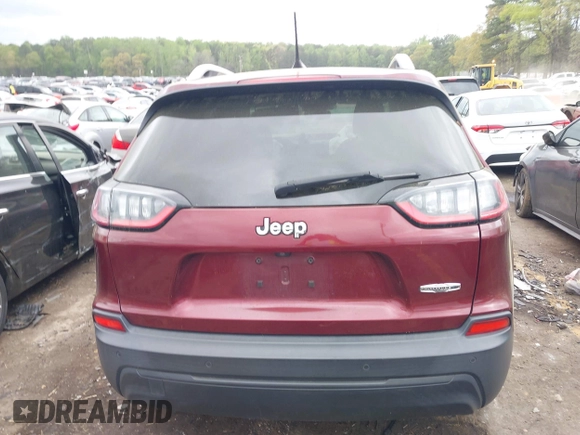 2019 Jeep Cherokee Latitude Plus with VIN 1C4PJLLB9KD434990, listed as a IAAI auction lot 41959477 with 96,283 mi miles and . Bid and sale history available at DreamBid. Image 16.