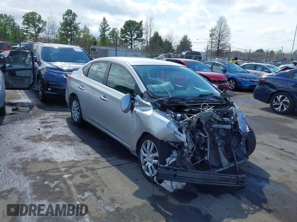 2013 Nissan Sentra S with VIN 3N1AB7AP7DL608340, listed as a IAAI auction lot 41864052 with Not Provided miles and . Bid and sale history available at DreamBid. Image 1.