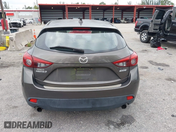 2015 Mazda 3 S Grand Touring with VIN JM1BM1M35F1264244, listed as a IAAI auction lot 41674683 with 119,684 mi miles and . Bid and sale history available at DreamBid. Image 16.